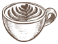 咖啡圖案